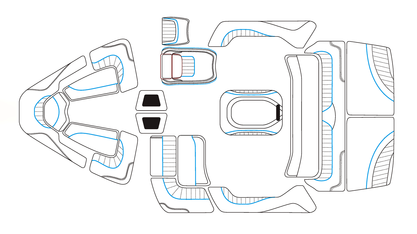 Replacement Upholstery Skin Kit – 03-06 Malibu Response LXi
