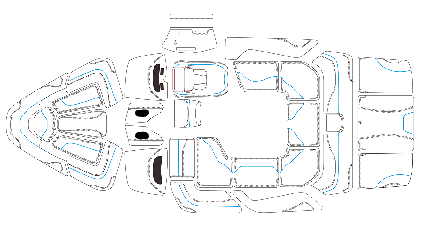 Replacement Upholstery Skin Kit – 05-08 Malibu VLX Wakesetter